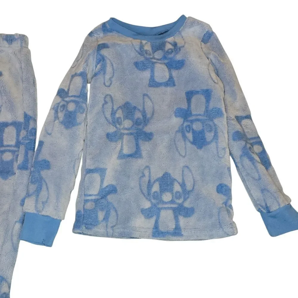 Disney Blue and White Stitch Pajama Set